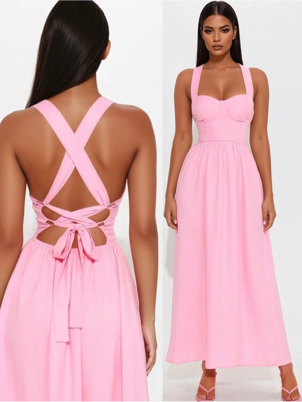 Harriet Maxi Dress - Pink
